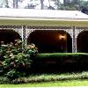 Ornate New Orleans Style decorative posts and upper surround