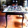 Custom wrought iron table base