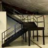 Industrial Staircase - wrought iron rails & steps