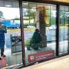 Custom Interior Window Bars for local business (Outside view)