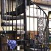 Building Progress on Spiral Staircase